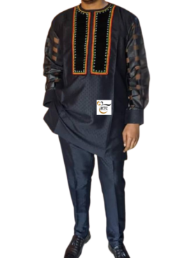 Ndop Decorated Set - Pants and Shirt